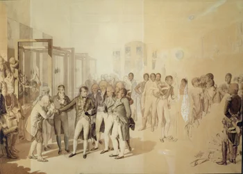 Napoleon I (1769-1821) Visiting the Sevene Brothers